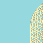 Window grille on blue