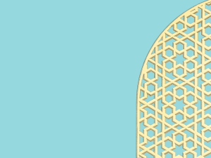 Window grille on blue
