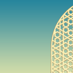 Window grille on gradient