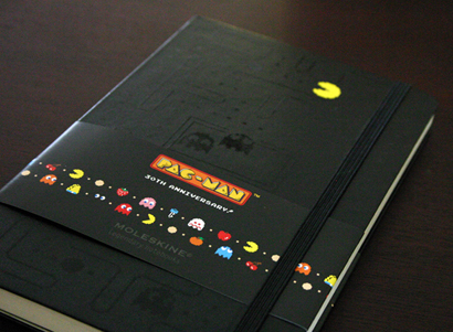 pac-man moleskine giveaway